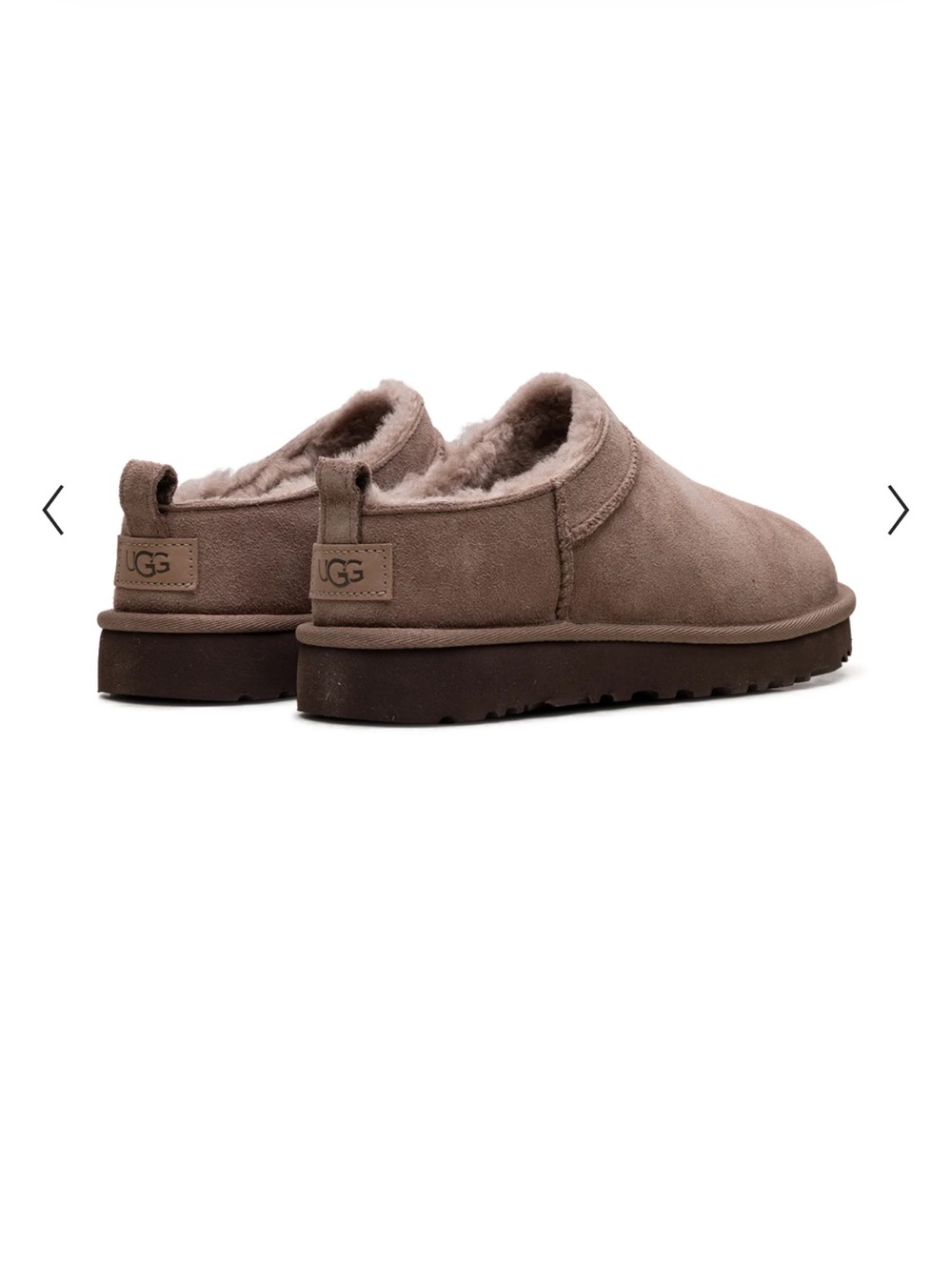 UGG Classic Micro Rocky Oak Sz 9 with Pixtured Box